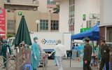 [ẢNH] Cận cảnh công tác kiểm soát ở bệnh viện Bạch Mai